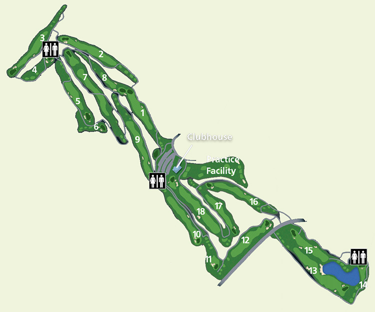 The Bear Course Overview Map