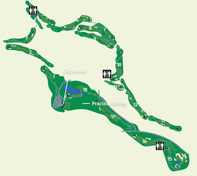 The Quail Course Overview Map